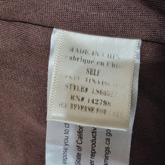 Love Riche Brown Faux Leather Croc Embossed Mini Skirt Size Large - Picture 10 of 13